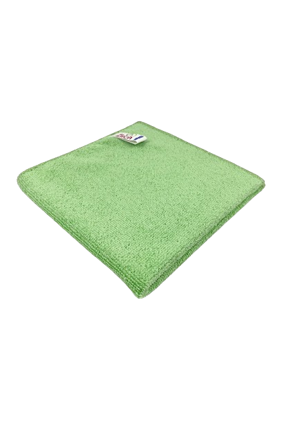 Mikrofasertuch Ziron Terry 40 × 40 — Grün · Karton: 25 Stk.