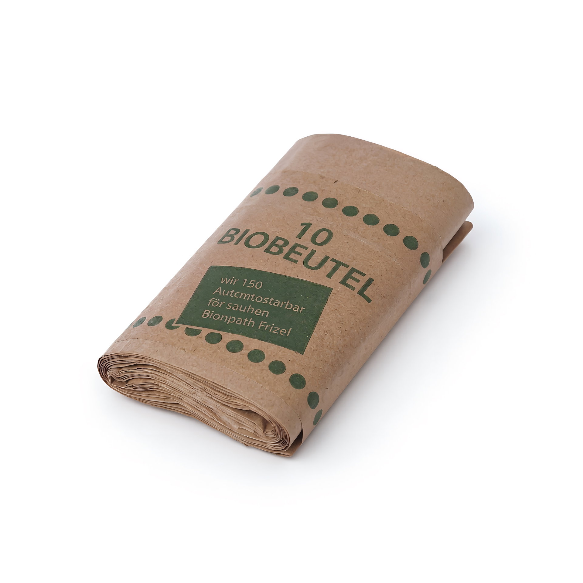 Hygienebeutel 11 × 6 × 28 cm — Braun · Natronpapier · Karton: 1000 Stk.