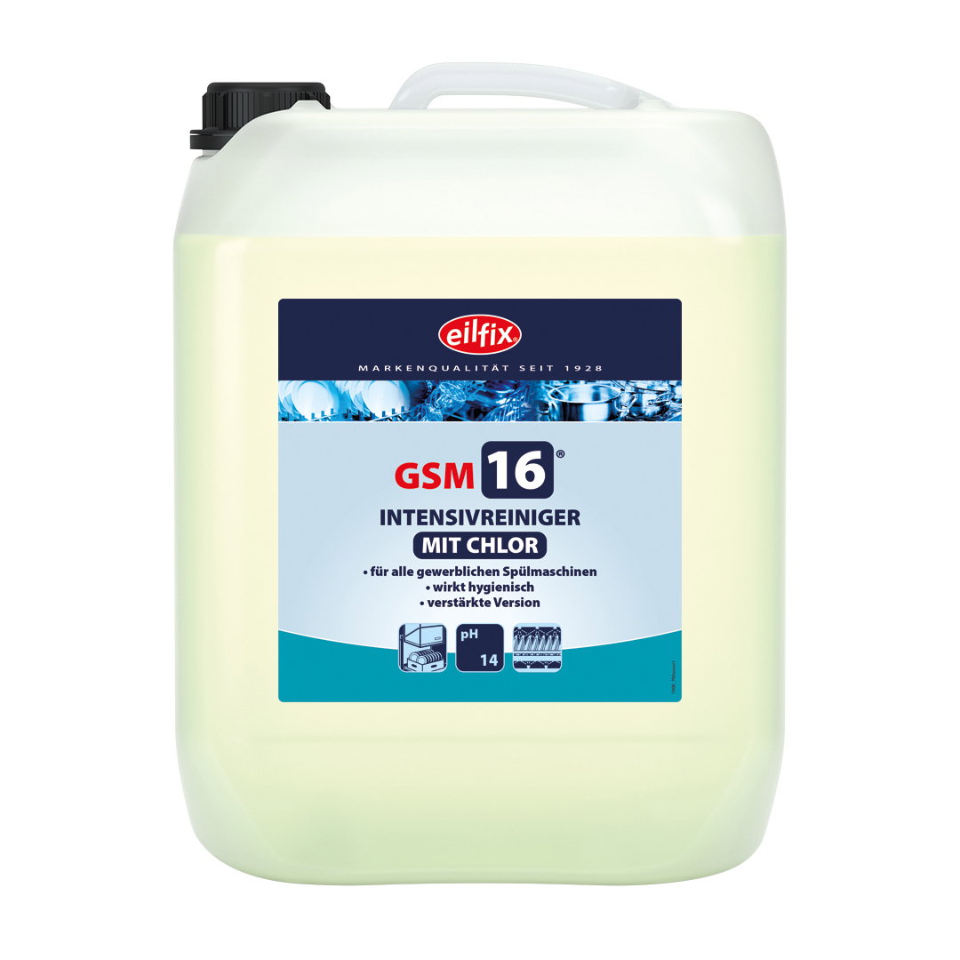 Eilfix Spülmaschinenreiniger GSM 16® 14 kg Kanister — Karton: 14 Stk.