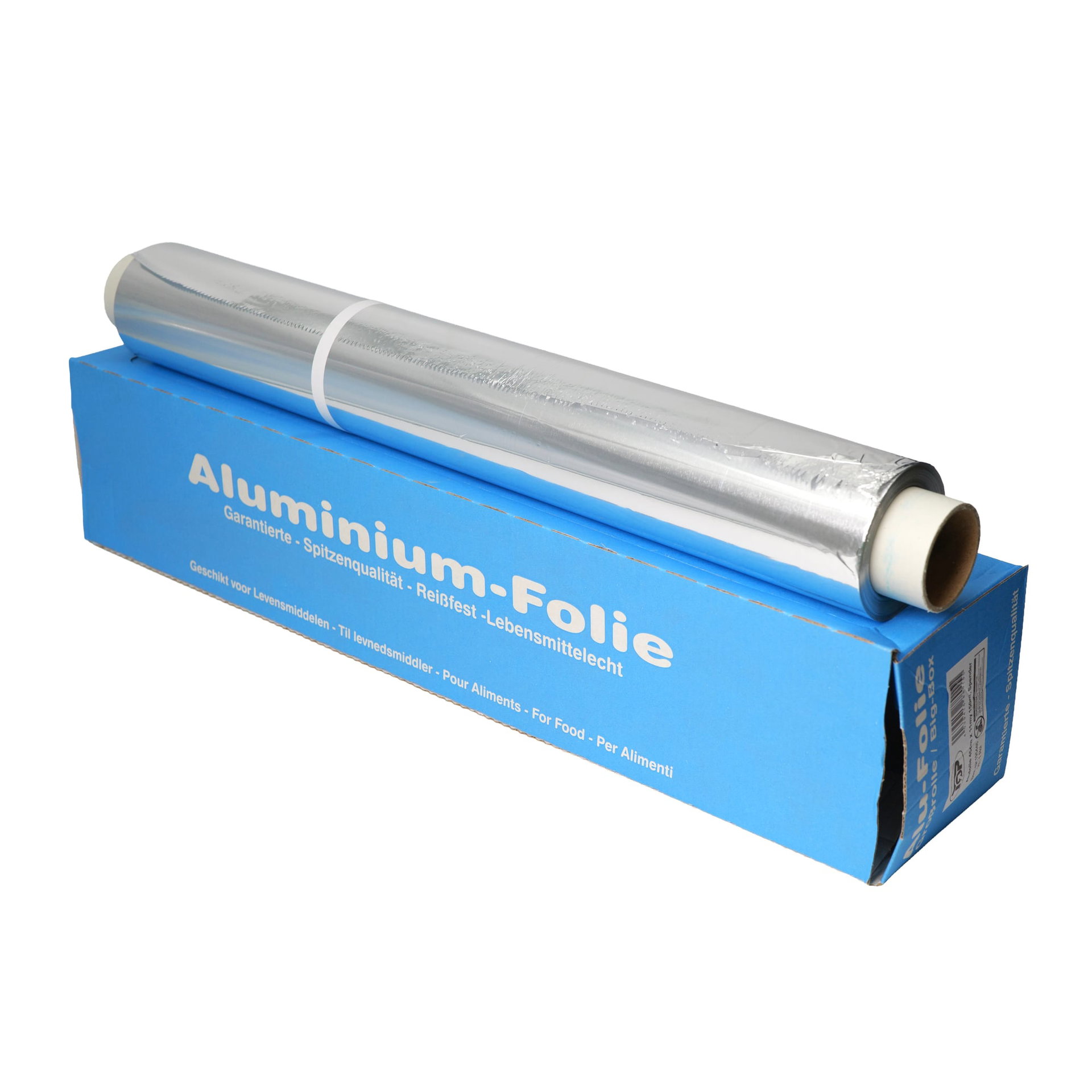 Alufolie 45 cm × 150 m 11 µm — Box · Karton: 600 Stk.