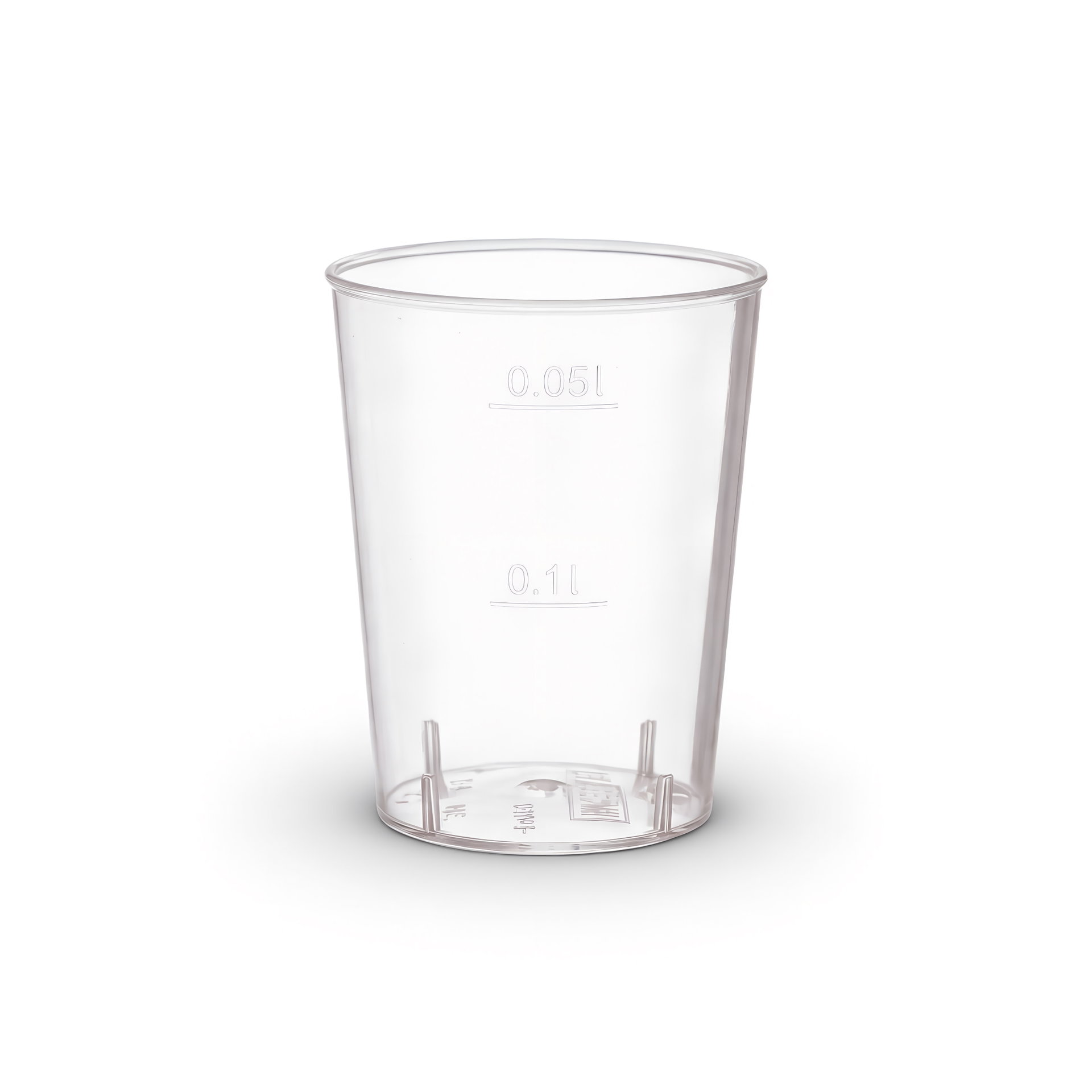 Trinkglas Glasklar 0,02–0,04 l — Karton: 2000 Stk.