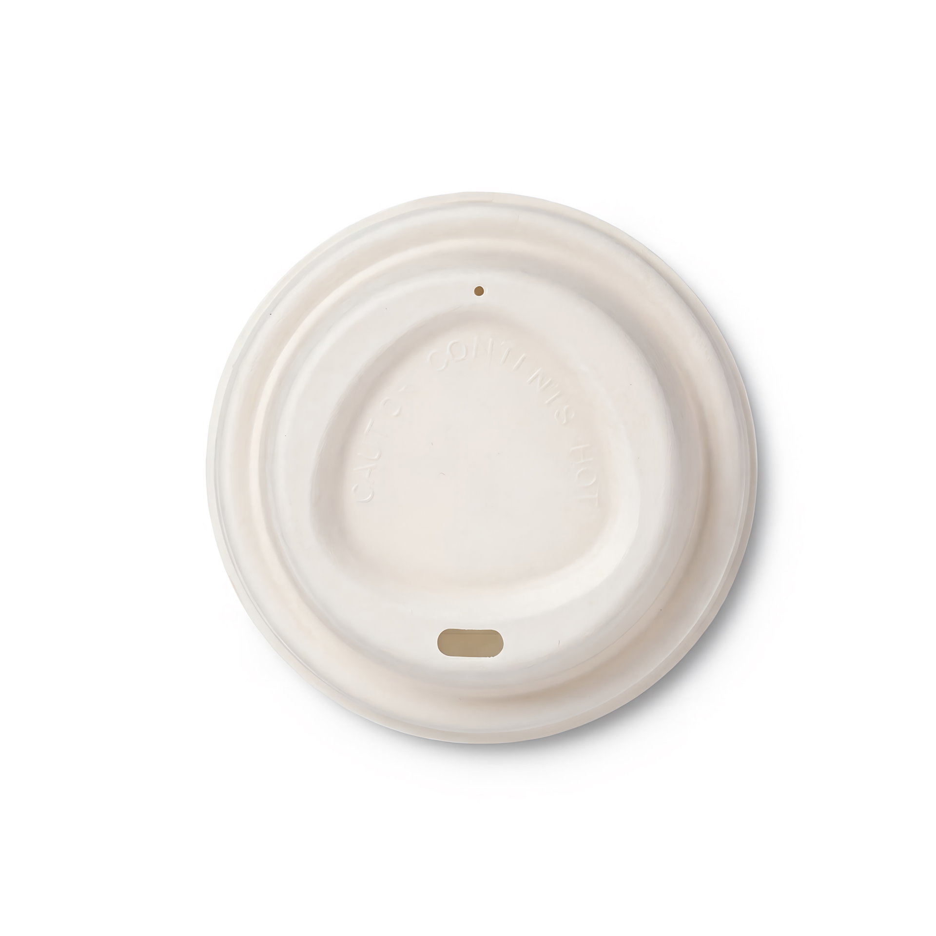 Kaffeebecher Deckel 79,5 mm für 0,2–0,3 l — Polystyrol · Weiß · Karton: 1000 Stk.