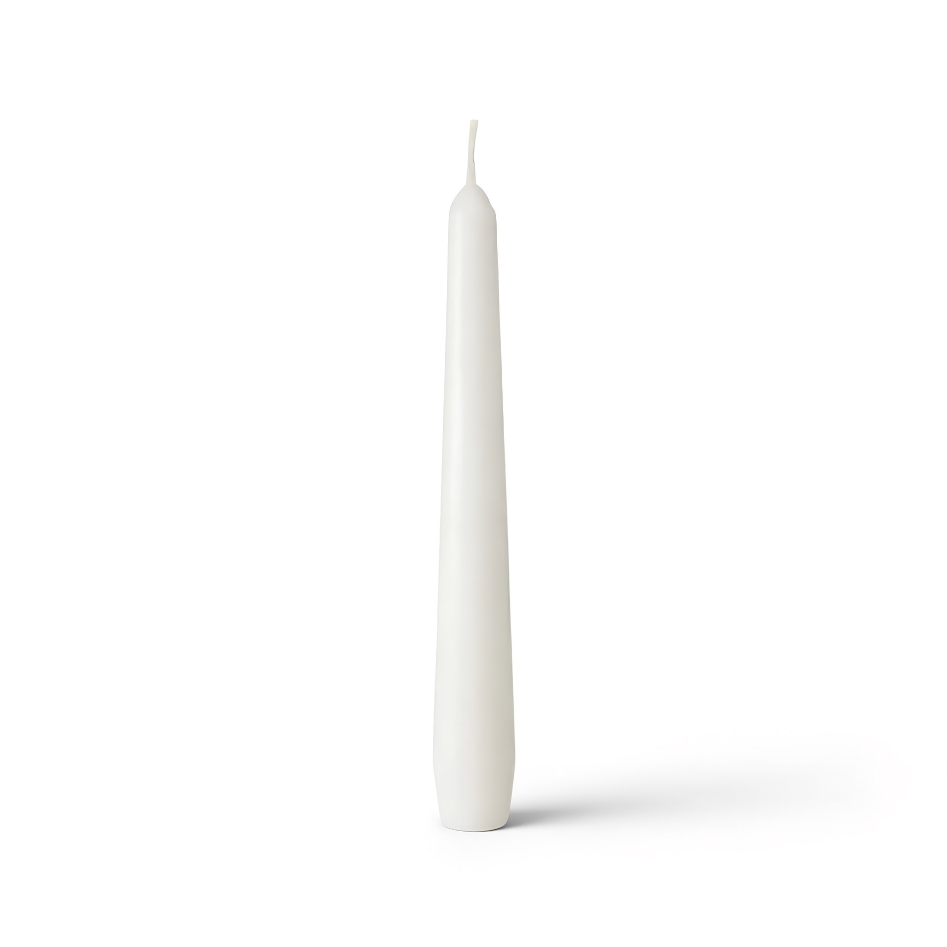Duni Leuchterkerze 250 × 22 mm — Weiß · Karton: 100 Stk.