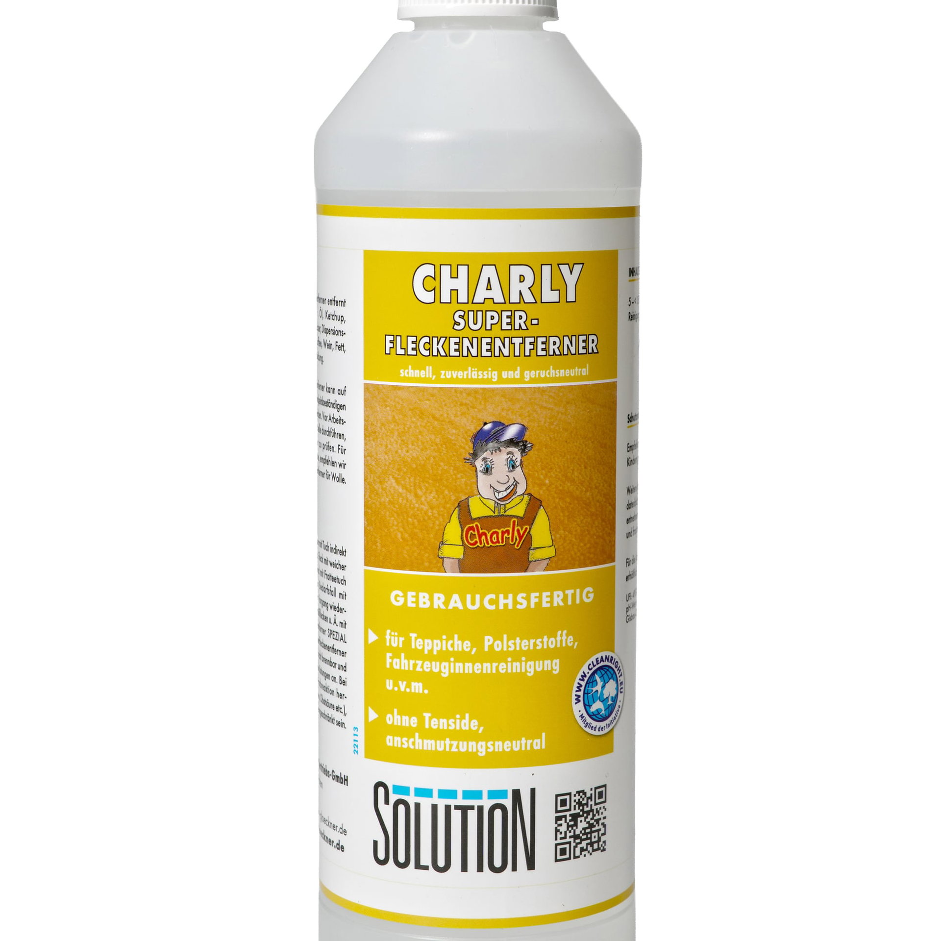 Solution Charly Superfleckenentferner 500 ml — Karton: 6 Stk.