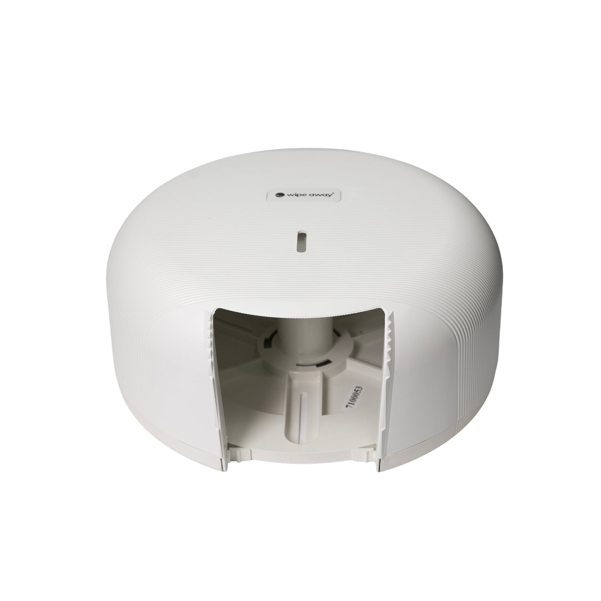Ecoline Toilettenpapierspender Mini/Midi/Jumbo — Weiß · 100 % recycelter Kunststoff