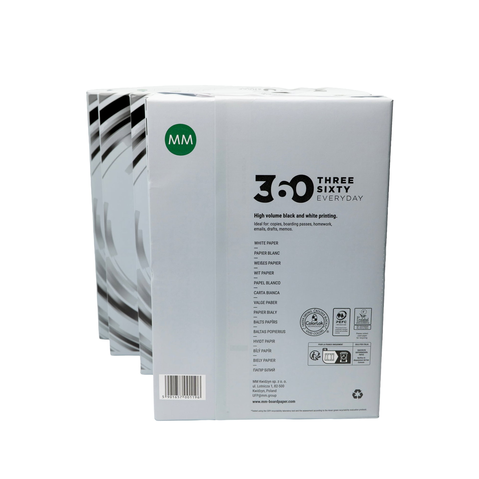 KSERO 360 Everyday Kopierpapier 80 g/m² — Karton: 80 Stk.