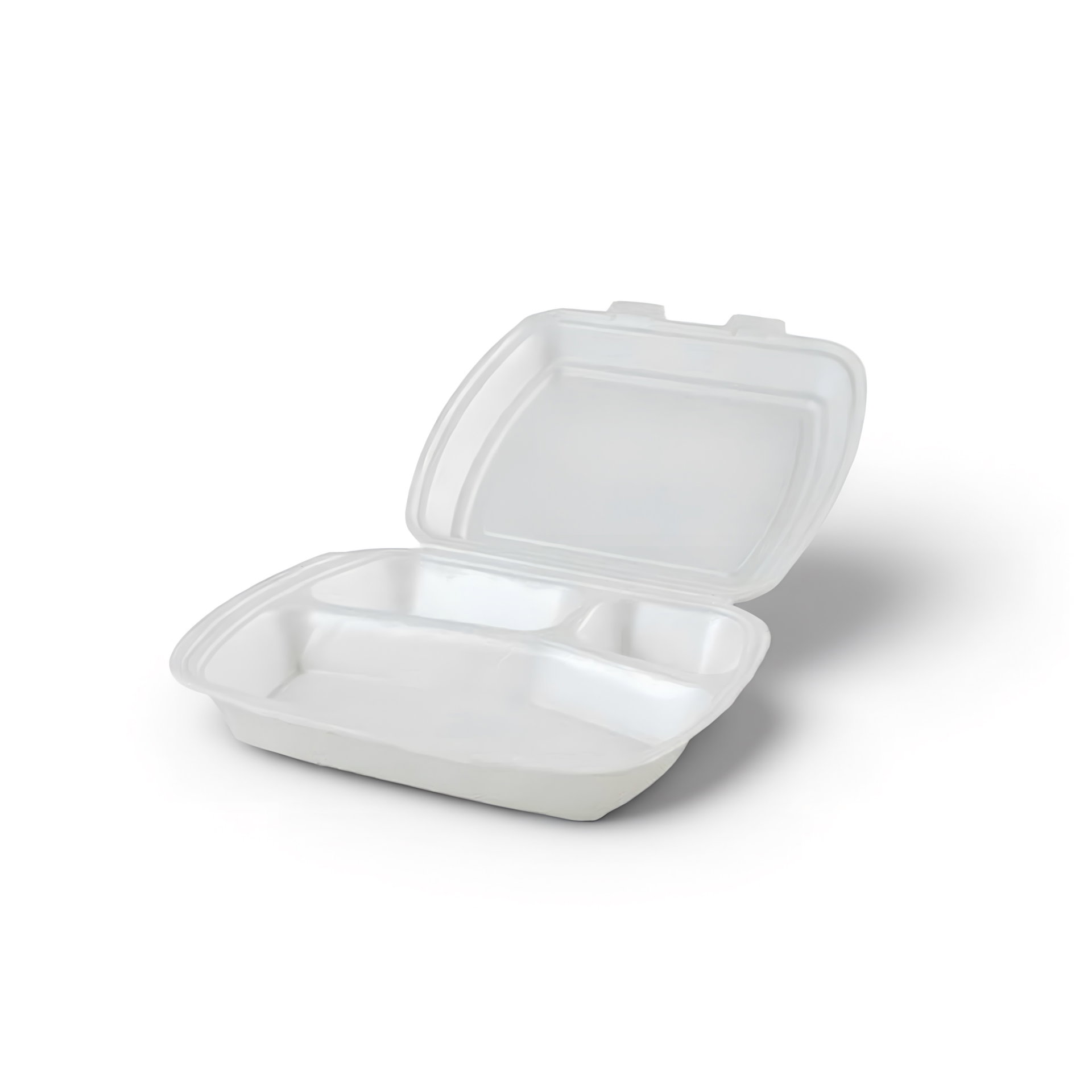 Menübox 3-geteilt — XPS · Weiß · Karton: 250 Stk.