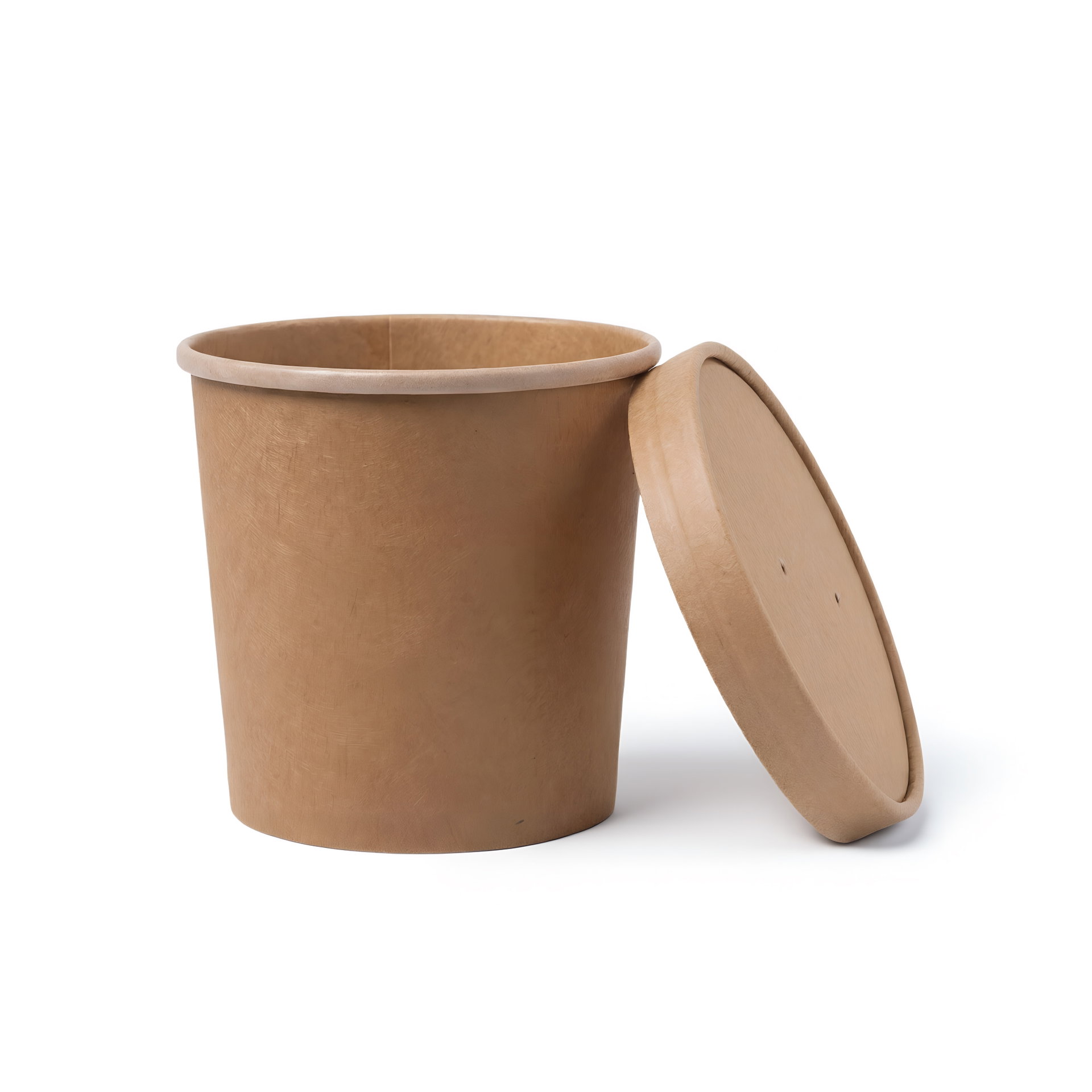 Soup to-go 32 oz — Pappe/PE Braun · Karton: 500 Stk.