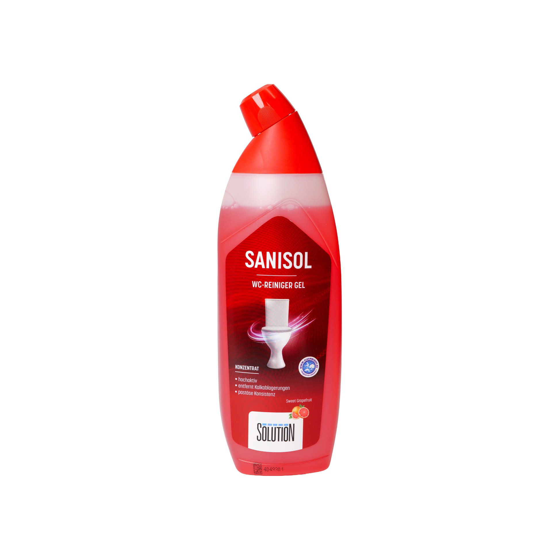 Solution Sanisol WC Reiniger Gel Frischduft — Karton: 4,5 Stk.