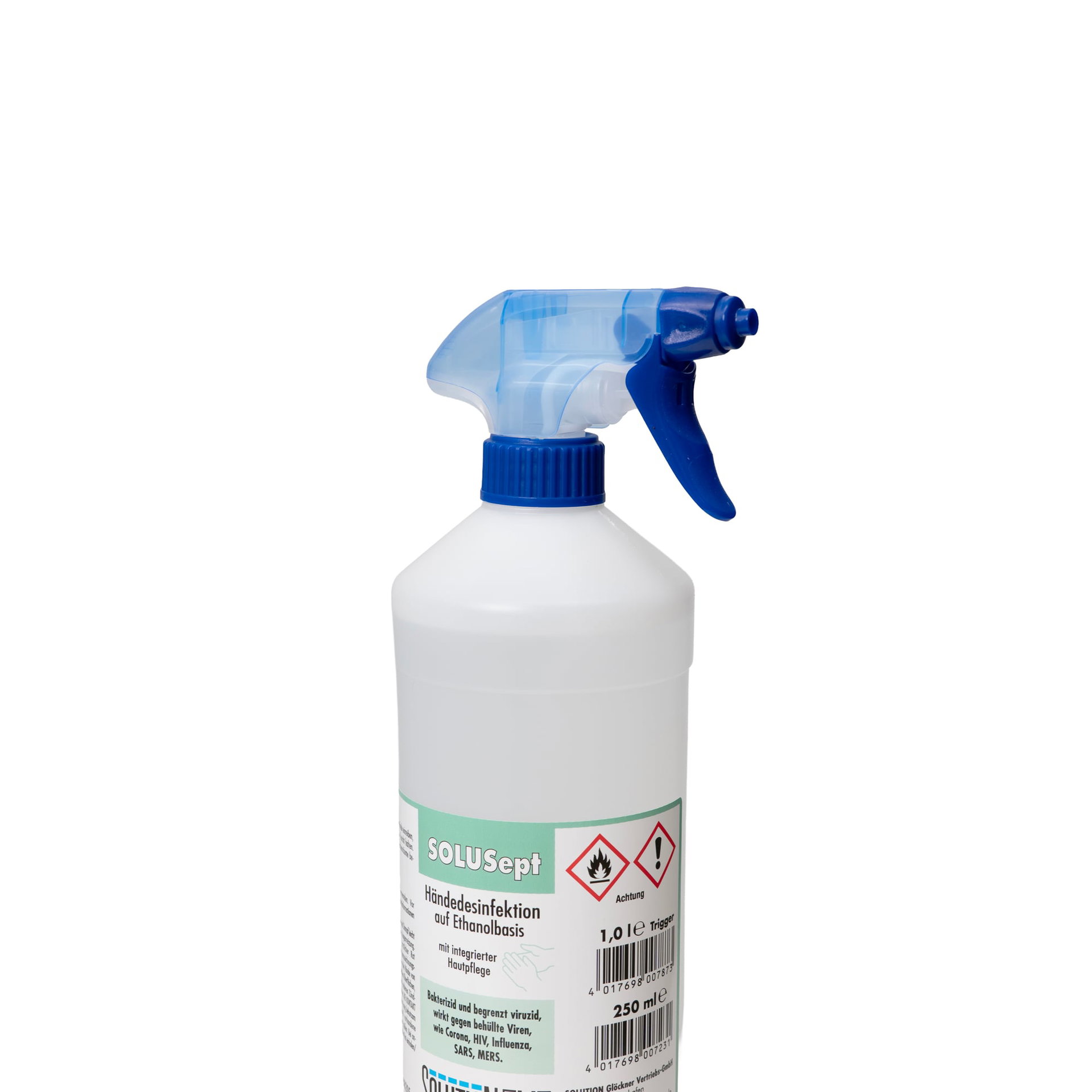 Solution SOLUSept Händedesinfektion 1 l — Mit Trigger-Sprühkopf