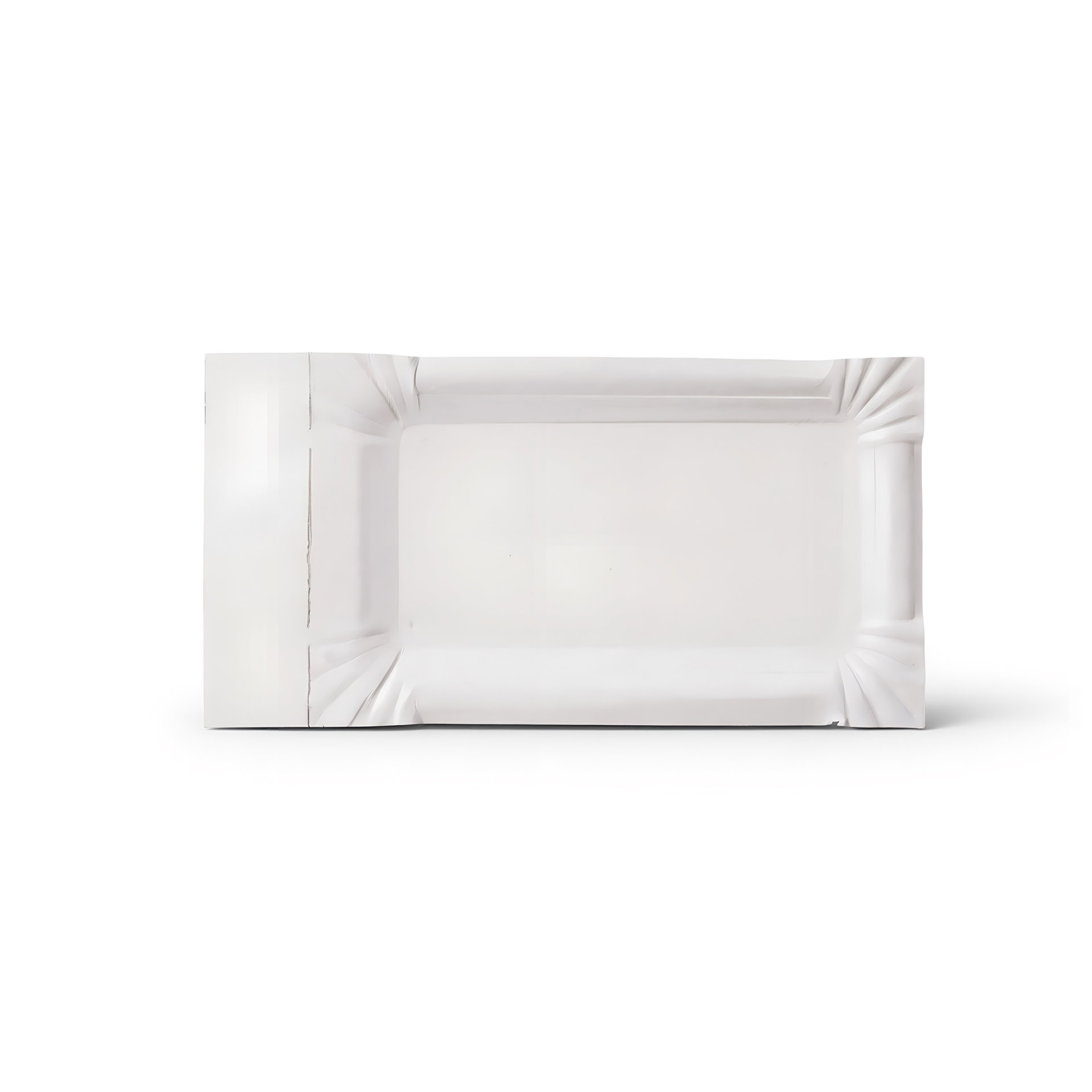Pappteller mit Abriss 8 × 18+3 cm — Normal · Karton: 3000 Stk.