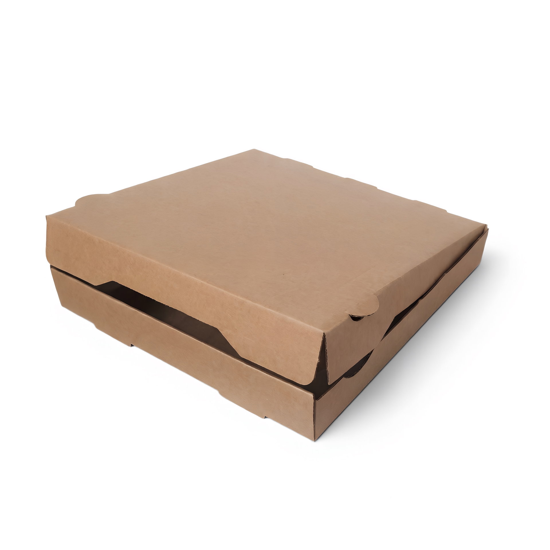 Pizza Box 24 × 24 × 4 cm — Braun · NYC Kraft/Kraft F&T