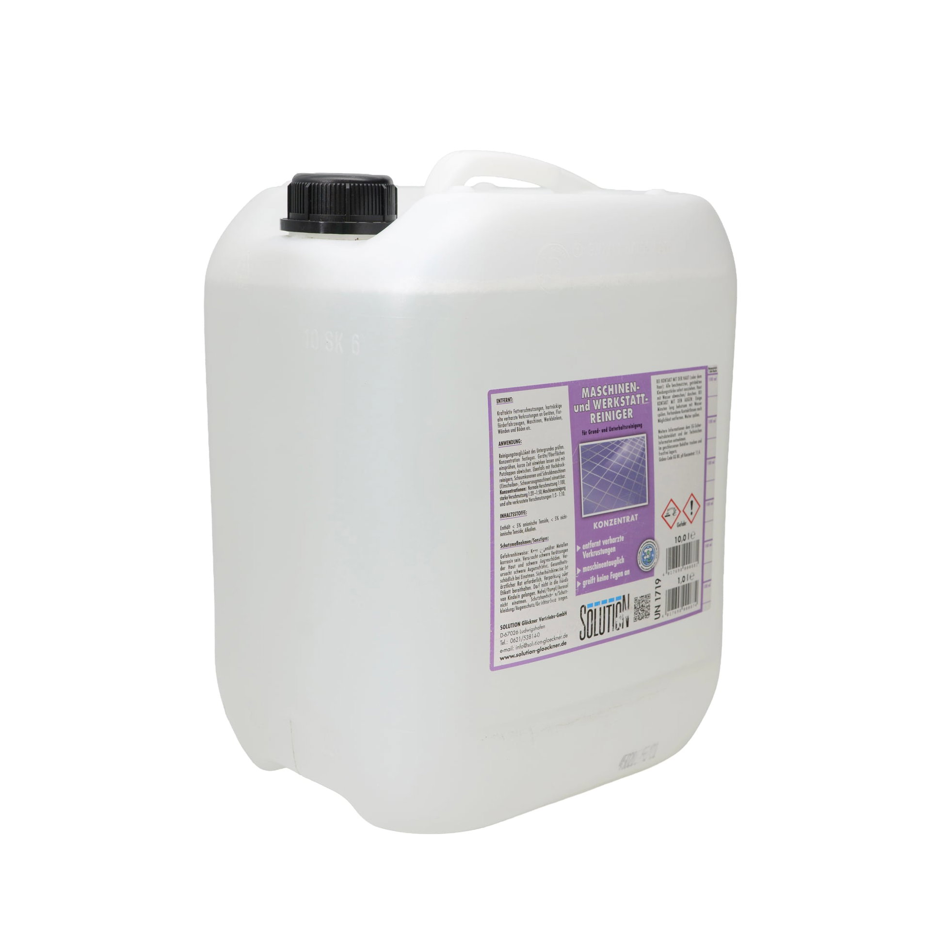 Solution Maschinen- und Werkstattreiniger 10 l — Karton: 10 Stk.