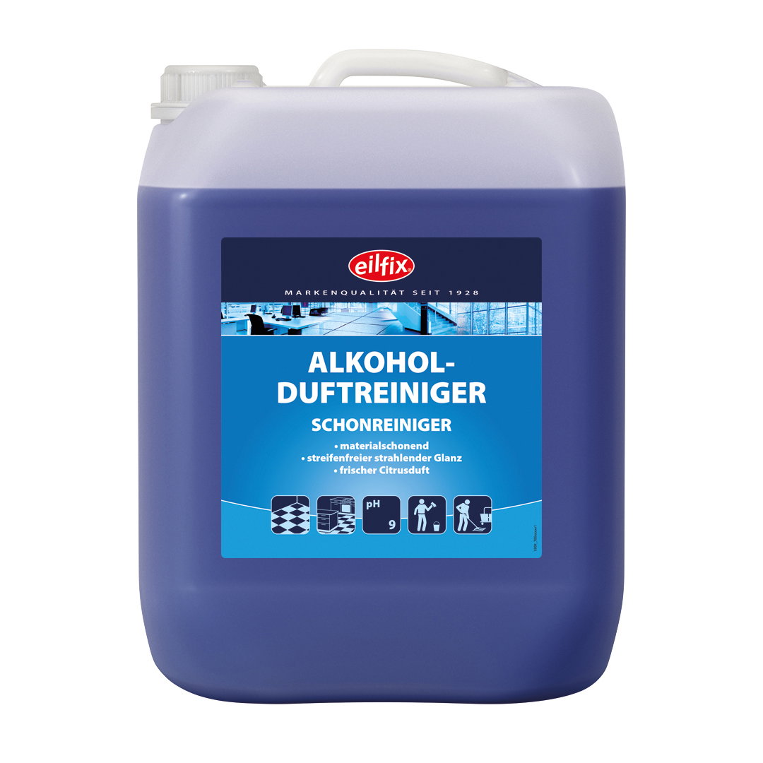 Eilfix Alkoholduftreiniger Blau 10 l — Konzentrat · Karton: 10 Stk.