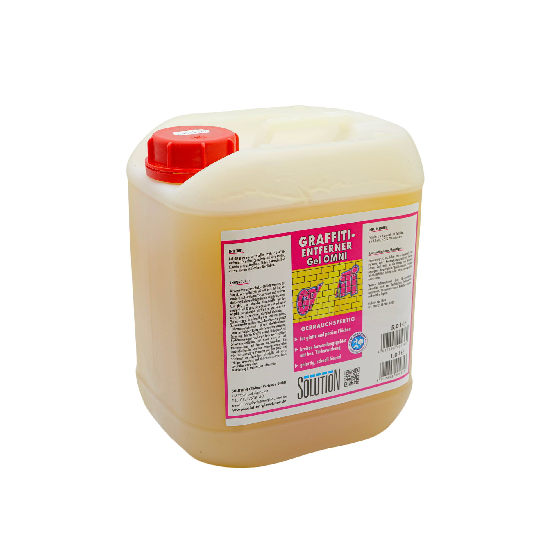 Solution Graffiti Entferner 500 ml — Karton: 500 Stk.