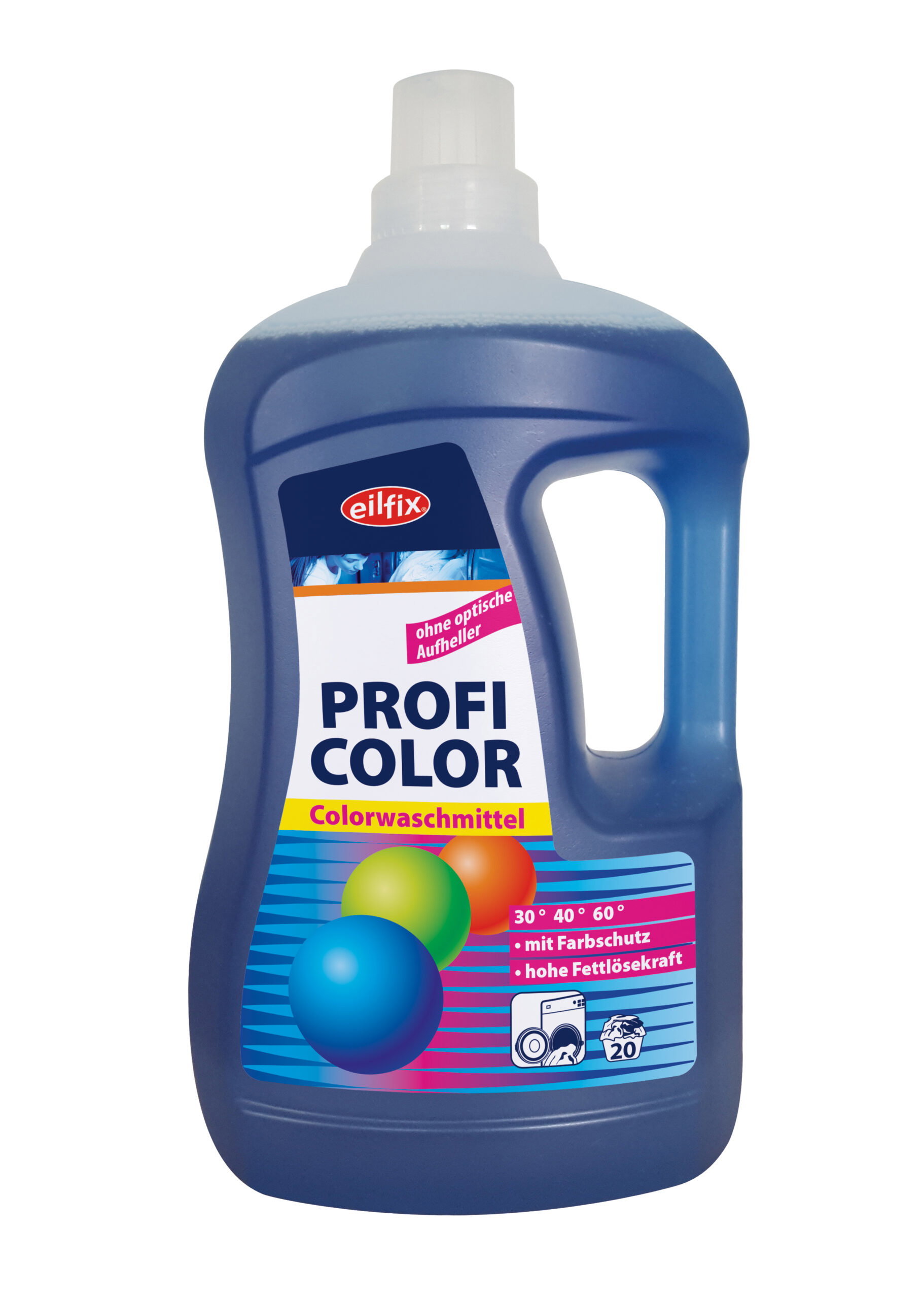 Eilfix Profi-Color Flüssigwaschmittel 2 l — Karton: 2 Stk.