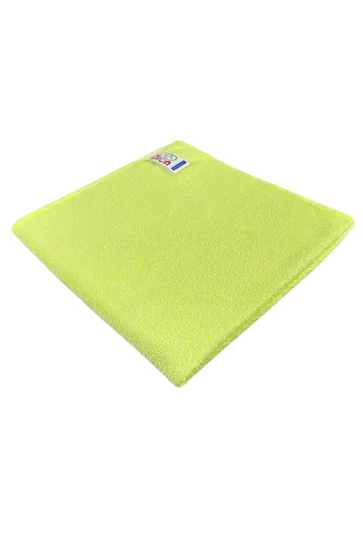 Mikrofasertuch Ziron Terry 40 × 40 — Gelb · Karton: 25 Stk.