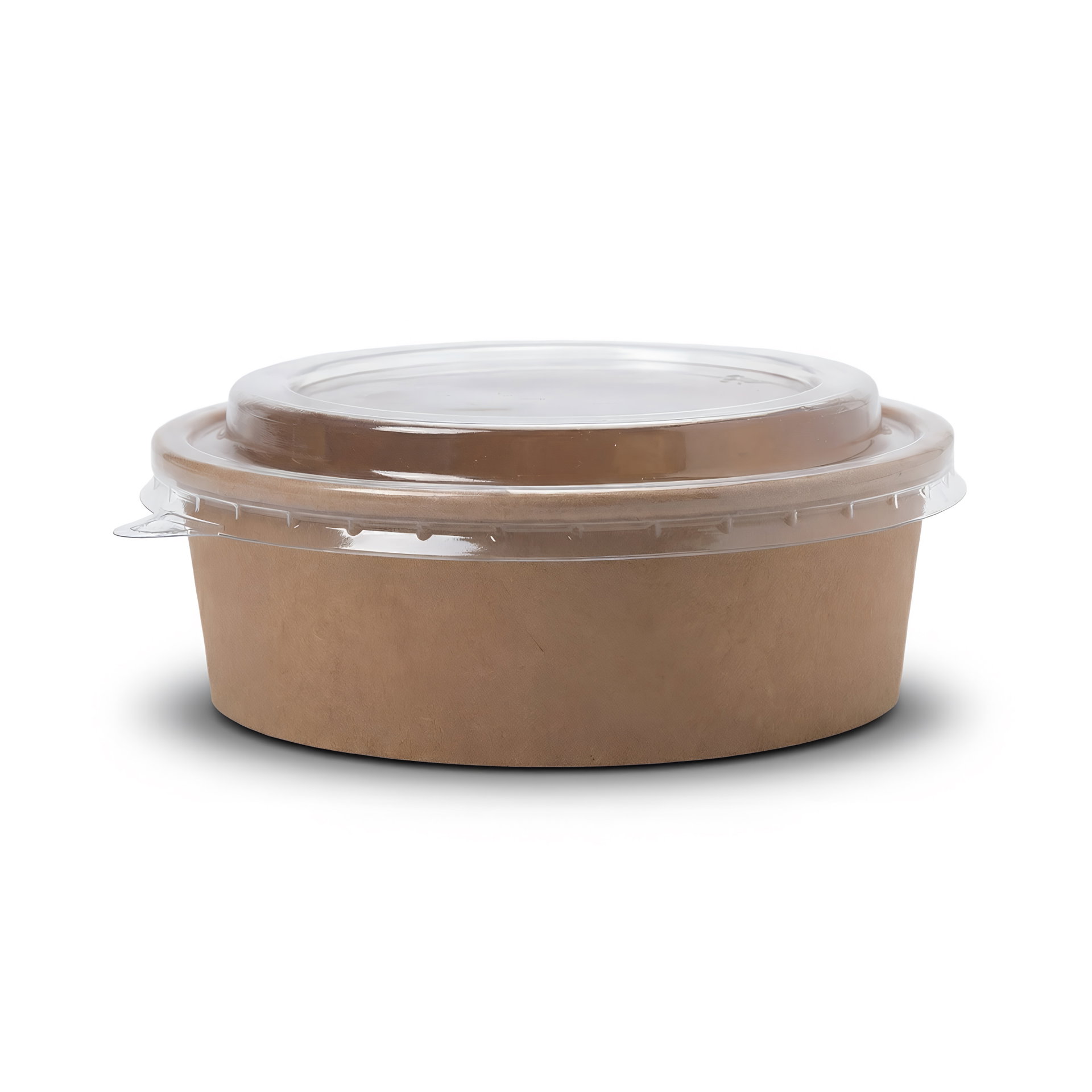 Salatschale ca. 500 ml — Braun · Pappe/PLA · Karton: 300 Stk.
