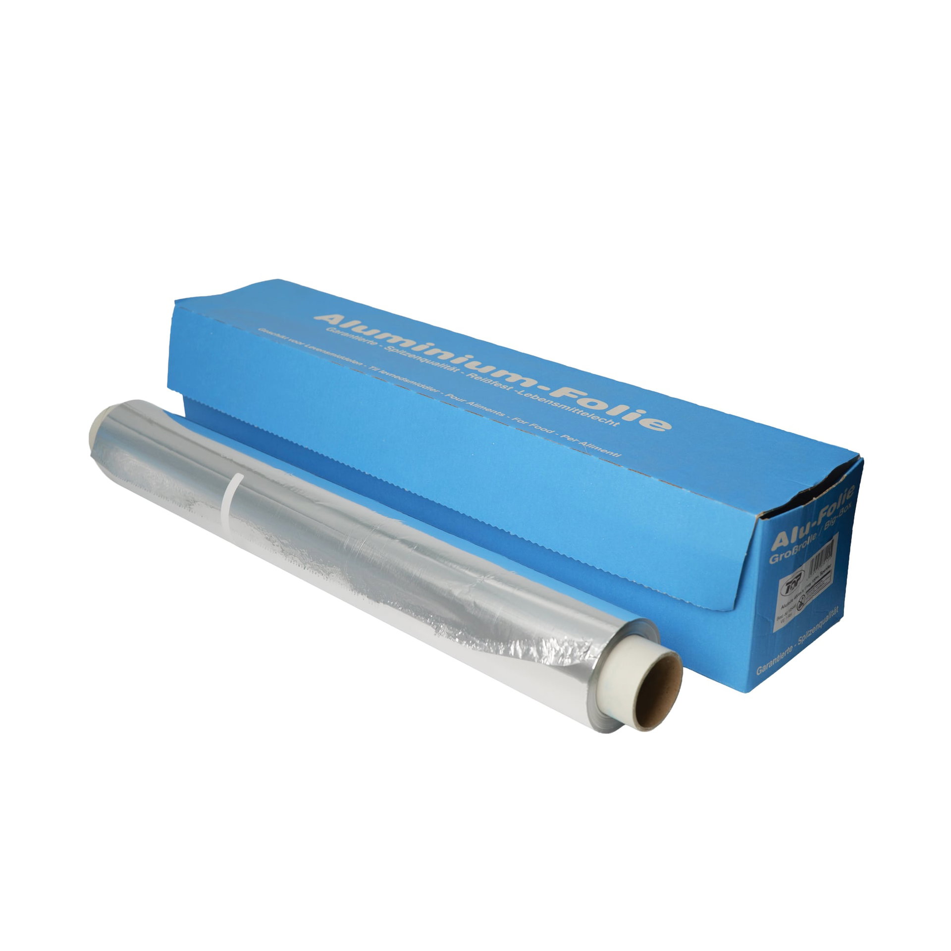 Alufolie 45 cm × 150 m 11 µm — Box · Karton: 600 Stk.